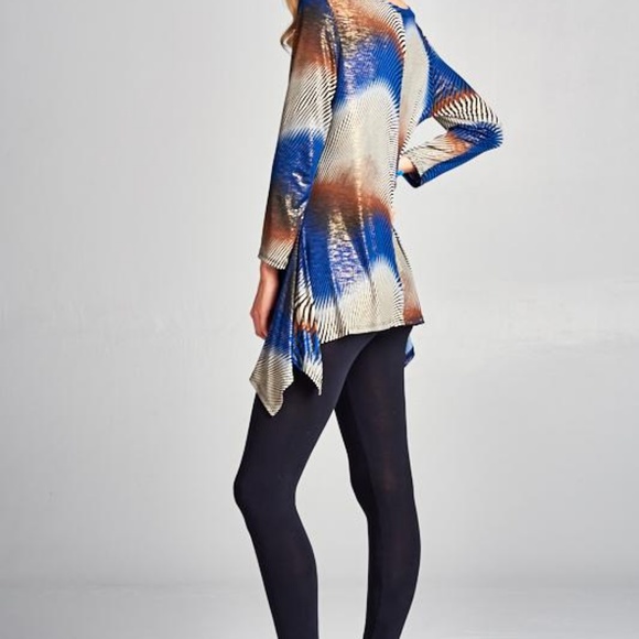Soft and Stretchy Boho Tunic Top - Picture 2 of 3